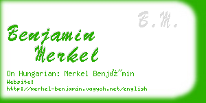 benjamin merkel business card